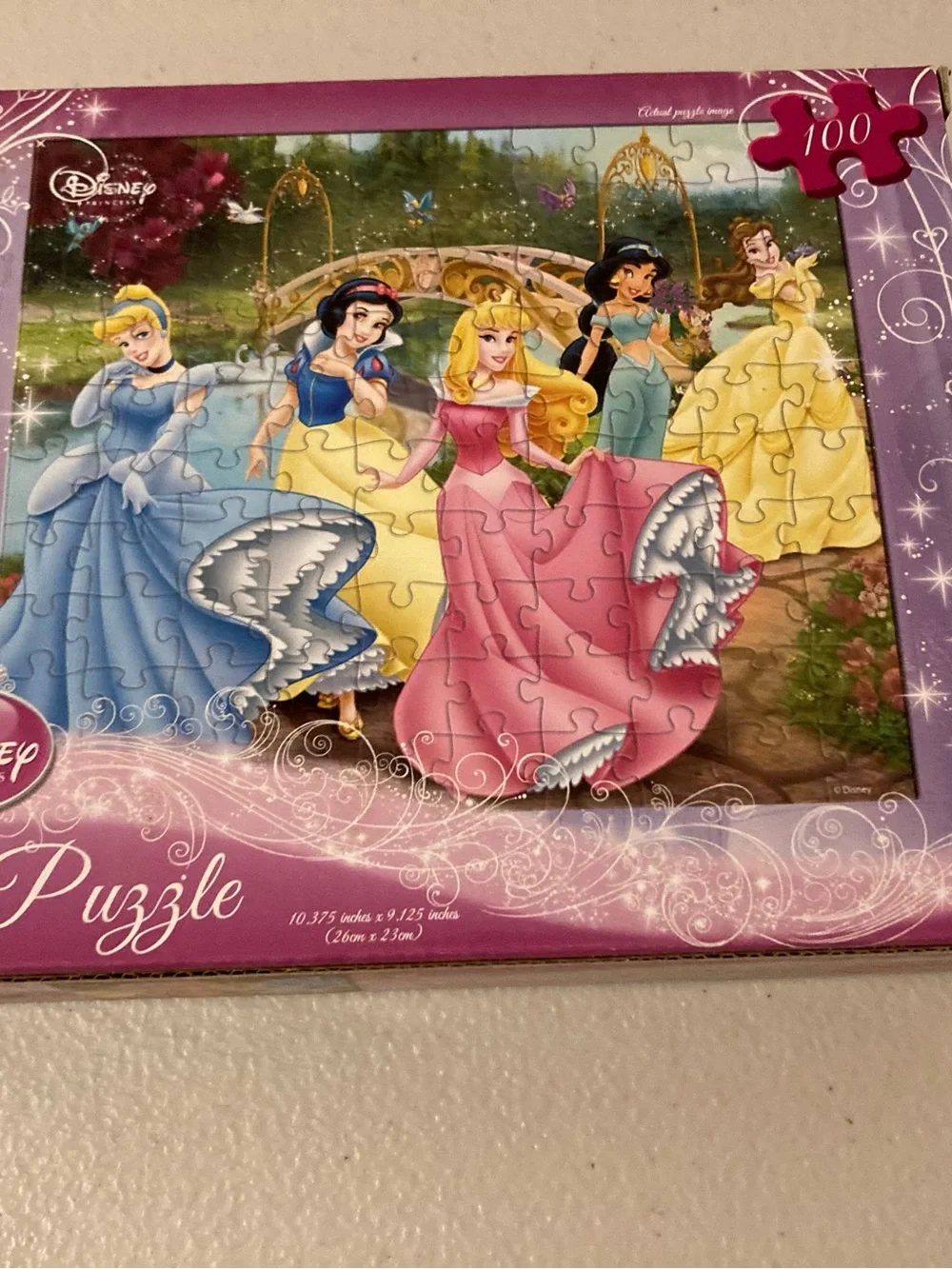 Cardinal Disney Princess 100-Piece Puzzle Disney Franchise 10.375 x 9.125